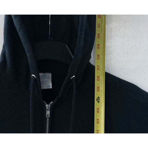 H.P. Lovecraft Film Festival Cthulhu Con Celtic Zip Up Sweatshirt Black Size M - Picture 4 of 7